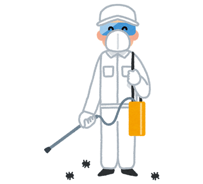 害虫駆除業者のイラスト