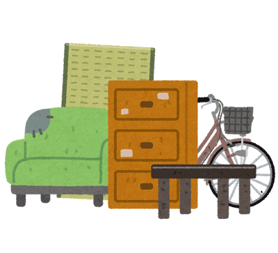家庭粗大ゴミのイラスト