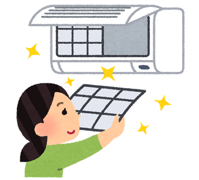エアコン洗浄のイラスト